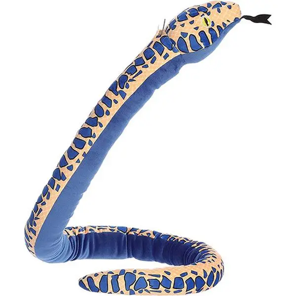 Aurora World Plush - Kusheez - BLUE SNAKE (52 inch)