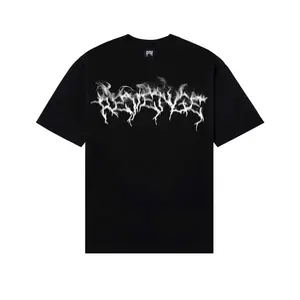 Revenge Classic Tshirt Revenge Smoke Lightning Tee 2 sideds Crewneck Casual