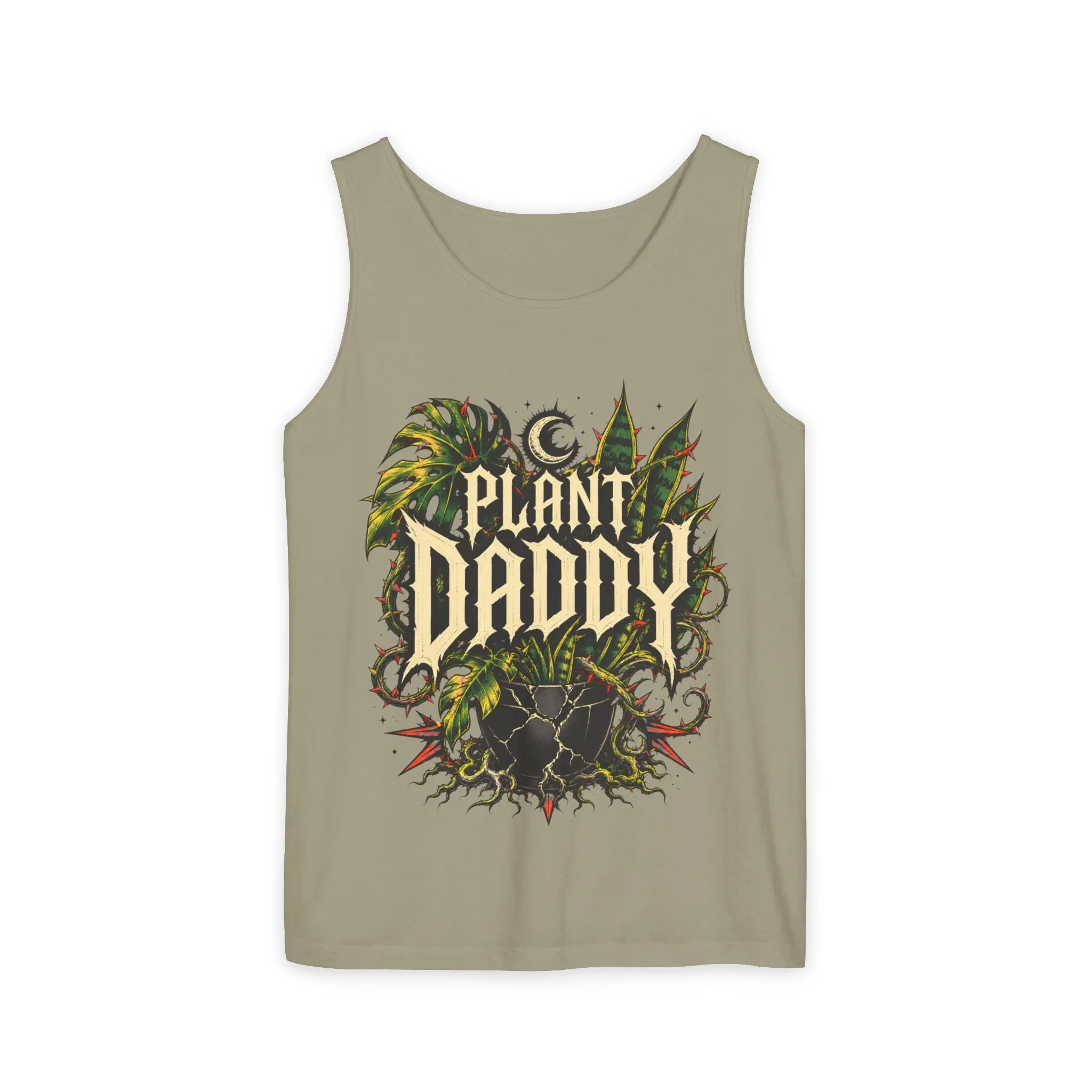 Plant Daddy Tank Top — Retro Botanical Graphic Tank for Plant Lovers