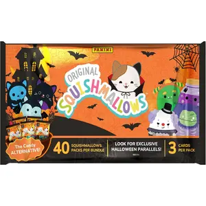 Panini Squishmallows Halloween Treat Packs – Official Squishmallows Trading Cards – Limited Edition Spooky Series – Perfect for Trick-or-Treating or Collecting