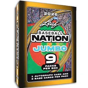 2026 Leaf Baseball Nation Hobby Jumbo Box (9 Autos) (Copy)