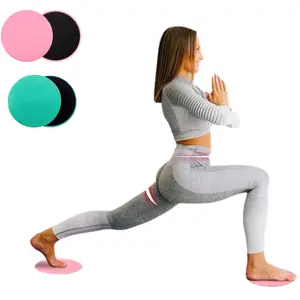 Yoga & Pilates gliding discs – dual-sided 2-piece set for abdominal and full-body workouts. Essential fitness sliders for legs and core strength!