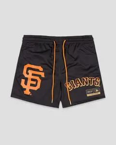 Two Way Diamond Air Mesh Shorts - San Francisco Giants
