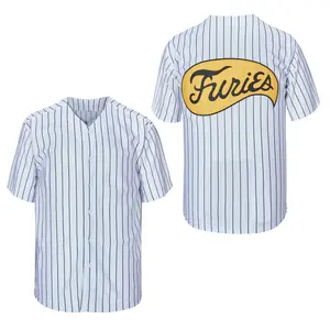 Furies Pinstripe Baseball Jersey - Stand Out with Retro Style!