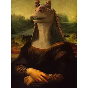NOT The Mona Meesa Trendy Funny Wall Art Poster Home Decor Wall decor MEME Poster Artistic Print Room Decoration