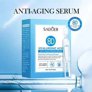 15PCS 4D Hyaluronic Acid Ceramide Serum Stick, 3% HA Concentrated Formula Deep Moisturizing, Replenishes & Repairs Dry Skin