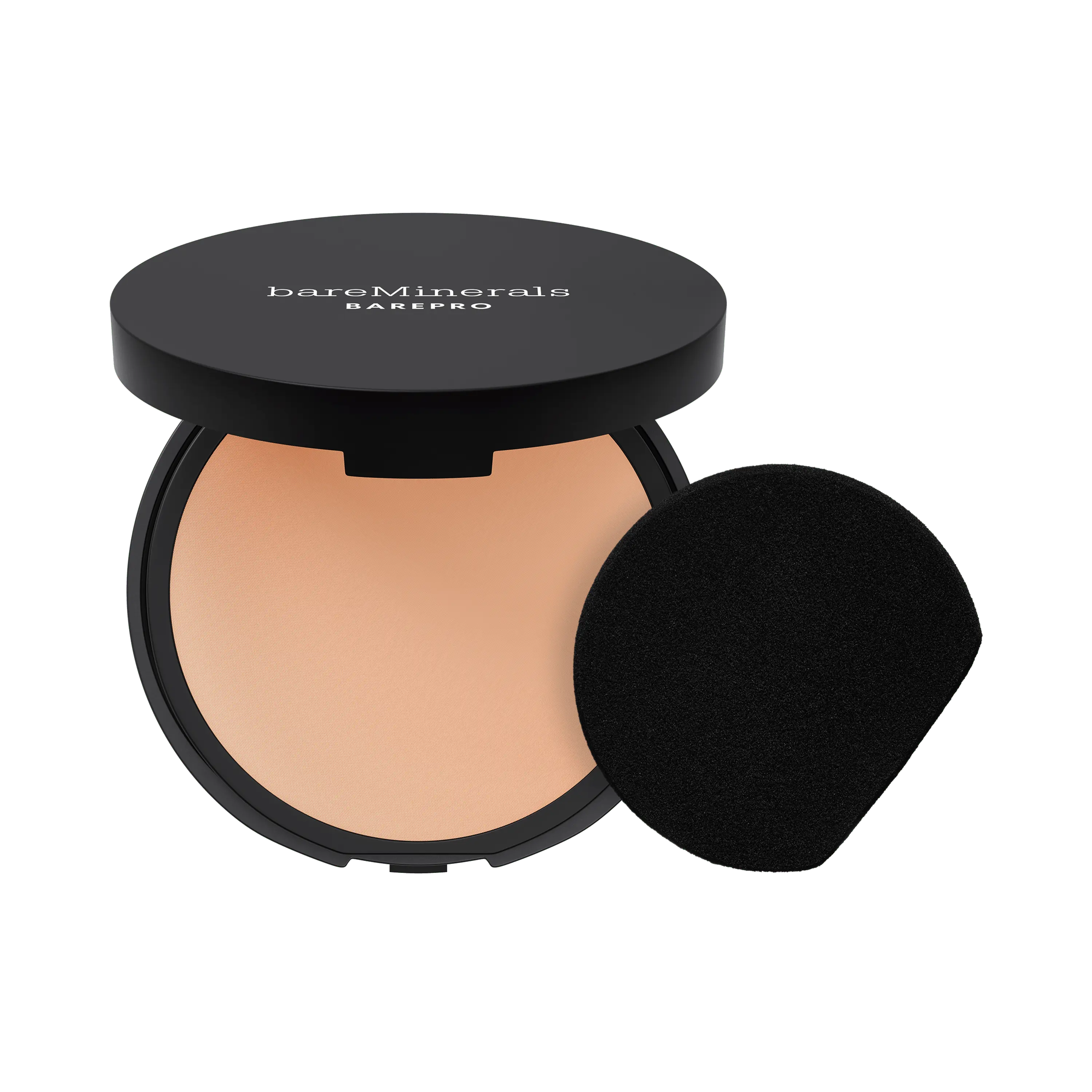 bareMinerals BarePro 24HR Skin-Perfecting Powder Foundation - Talc-Free, All-Day Natural Matte Finish, Transfer-Proof, For All Skin Types, Hypoallergenic