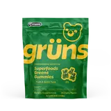 Grüns Superfood Gummy Bears: Comprehensive nutrition supplement with 60+ ingredients: Vitamins and Minerals, Prebiotics for Digestive Health, Adaptogens, Chlorophyll, Chlorella, Fruits and Vegetables, Gluten Free, Vegan, Third Party Tested
