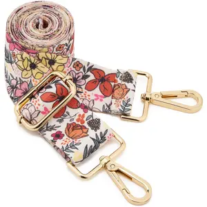 Wide Shoulder Strap Adjustable Replacement Belt Guitar Style Crossbody Bag Handbag Strap Multicolor Canvas Straps(Wide:1.5in)(Color43)