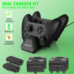 This product is an Xbox Series S/X controller battery kit, compatible with all Xbox One controller batteries, including 2 controller charging docks, 2 batteries, 4 battery covers, and a Type-C charging cable.