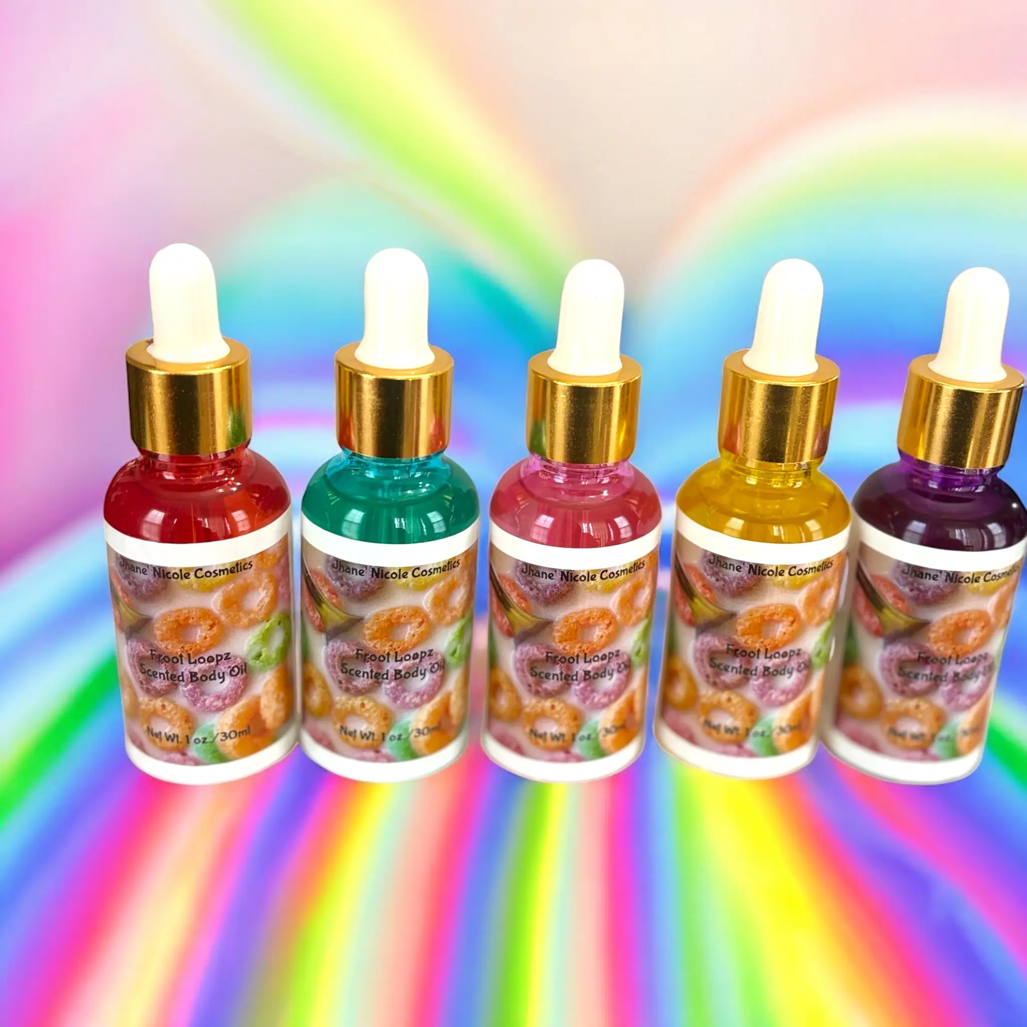 All Natural Body Oil-Froot Loopz, 1 oz., All skin types