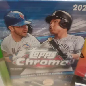 2020 Topps Chrome MLB 1 Blaster Pack 4 Cards
