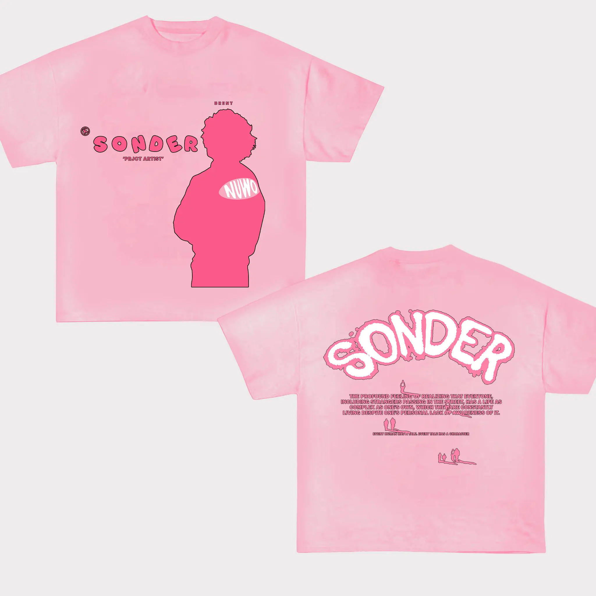 Brent Faiyazz Pink Tee, Streetwear Shirt, 2025 Graphic Tee Fan Concert Shirt