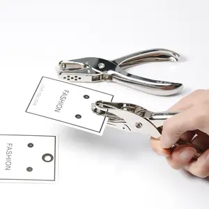 3/6mm Single Hole Puncher Handhold Metal Puncher Tool Punch Pliers For Earring Necklace Cards Hand Paper Scrapbooking Punches