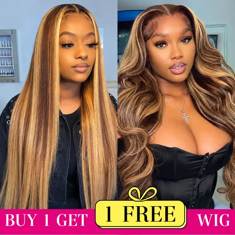 [Live Combo & Black Friday Deals Early] 13x4 Lace Front Wigs Human Hair 180 Density Straight Wig Straight HD Lace Front Wigs Human Hair Pre Plucked Pins for Women Girl Hairstylist Scissor Clips Beautician Gifts for Christmas