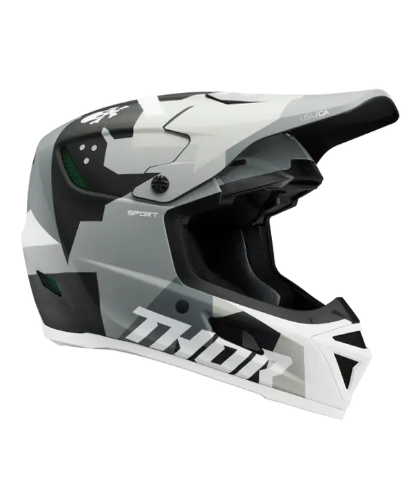 Thor - Reflex Sport Carbon Helmet - Carbon Brave MIPS Gray/White