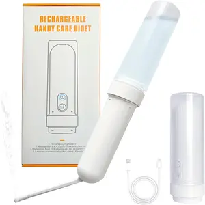 Portable Handheld Bidet Sprayer, 1 Count Rechargeable Electric Bidet Attachment with 3 Pressure Settings, Adjustable Nozzle Bidet Sprayer for Home Use & Postpartum Care