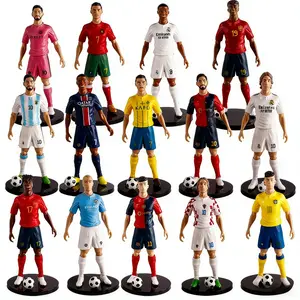 Soccer Star Action Figure – PVC Football Player Figurine for Home Decor & Car Dashboard | Collectible Sports Toy for Kids & Fans | Multiple Poses Available | Desktop Display Model for Men, Women & Children