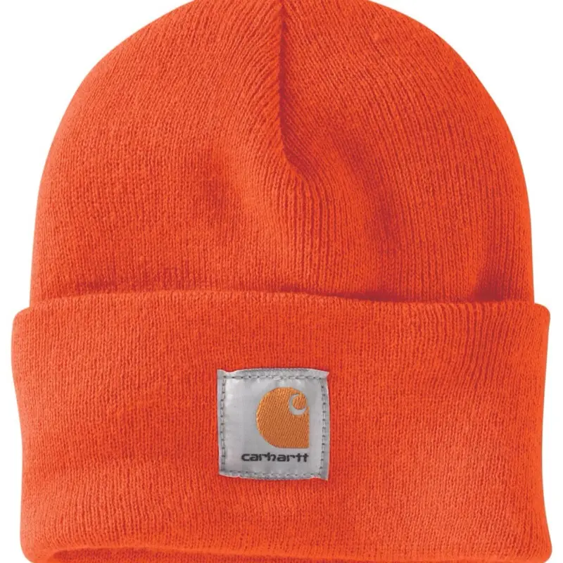 Carhartt Knit Cuffed Beanie - Brite Orange