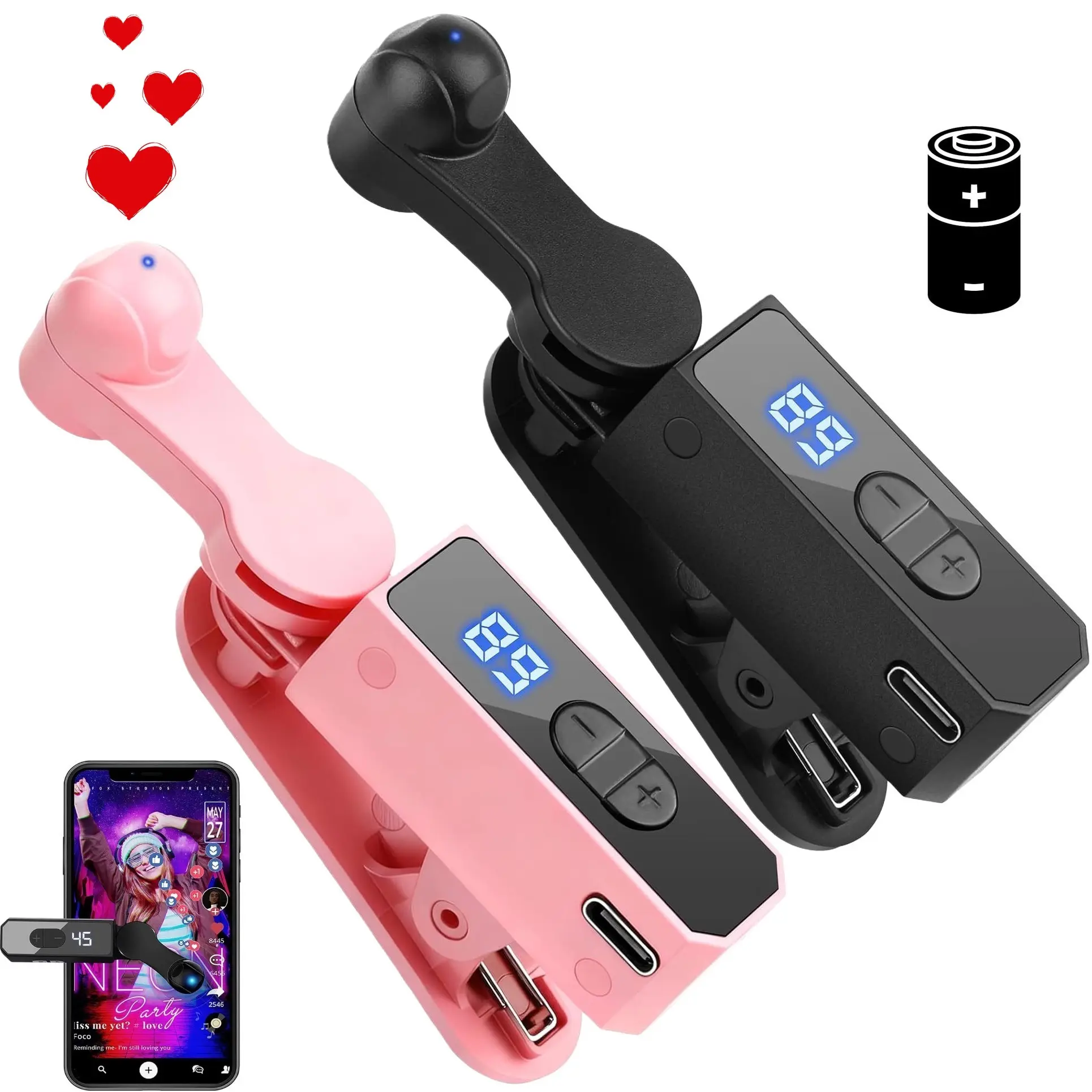 Rechargeable version Automatic Clicker - Auto Clicker Speed Tool – Fast Screen Tap Simulator for Smartphones and Controllers | Smart Trigger for Shopping, Rewards, Live Broadcast Likes and Tasks Portable Selfie