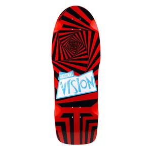 Vision Skateboard Deck Original Red/Black 10" x 30" Old School