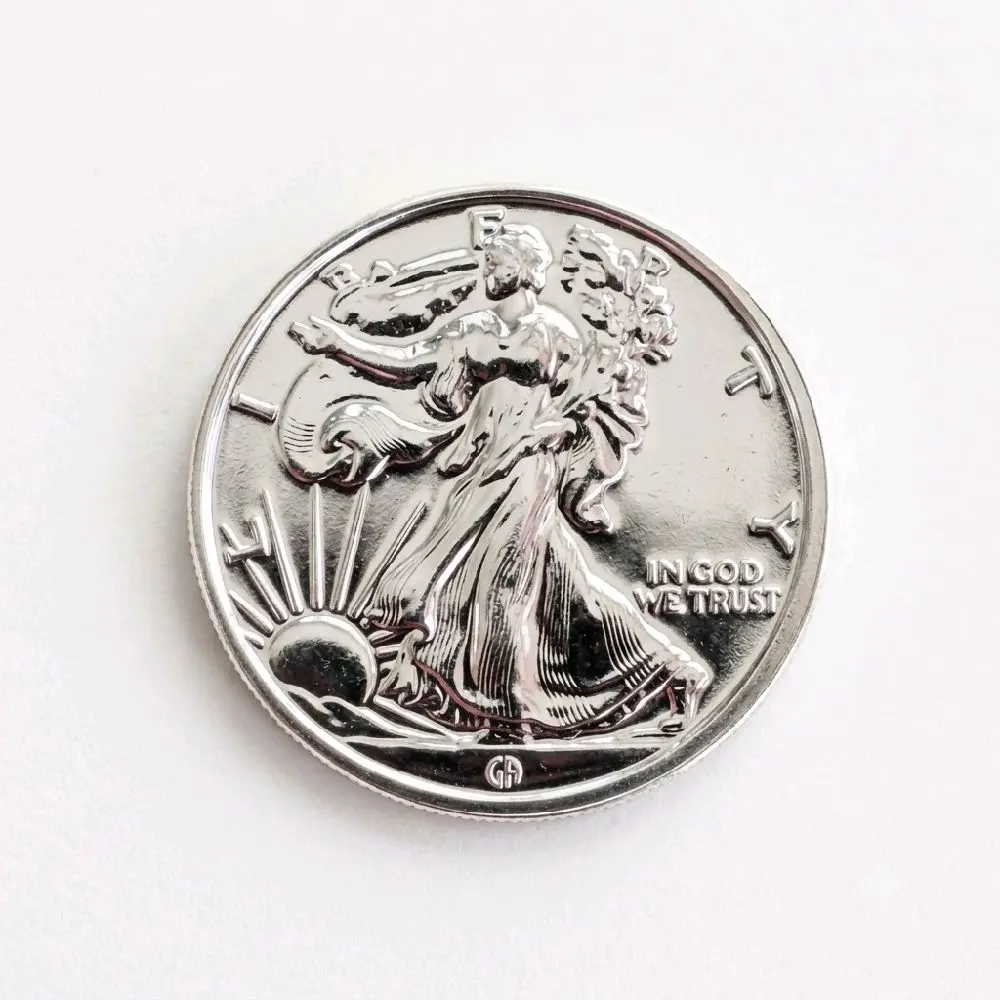1/10 Troy Oz. .999 Silver Walking Liberty Round