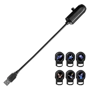 Portable USB LED Projector Light, Ocean & Nature Projections (whale, Butterfly, Jellyfish, Starfish), Wall/ceiling Use, Tyd-01 Model