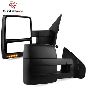 YITAMOTOR Power Heated Tow Mirrors for 2004-2006 Ford F150 F-150 Puddle Lights Turn Signal