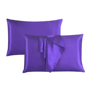 Bukyz Silky Satin Pillowcase Set, Luxury Premium Quality Bedding Pillow Covers pillow standard bed pillow