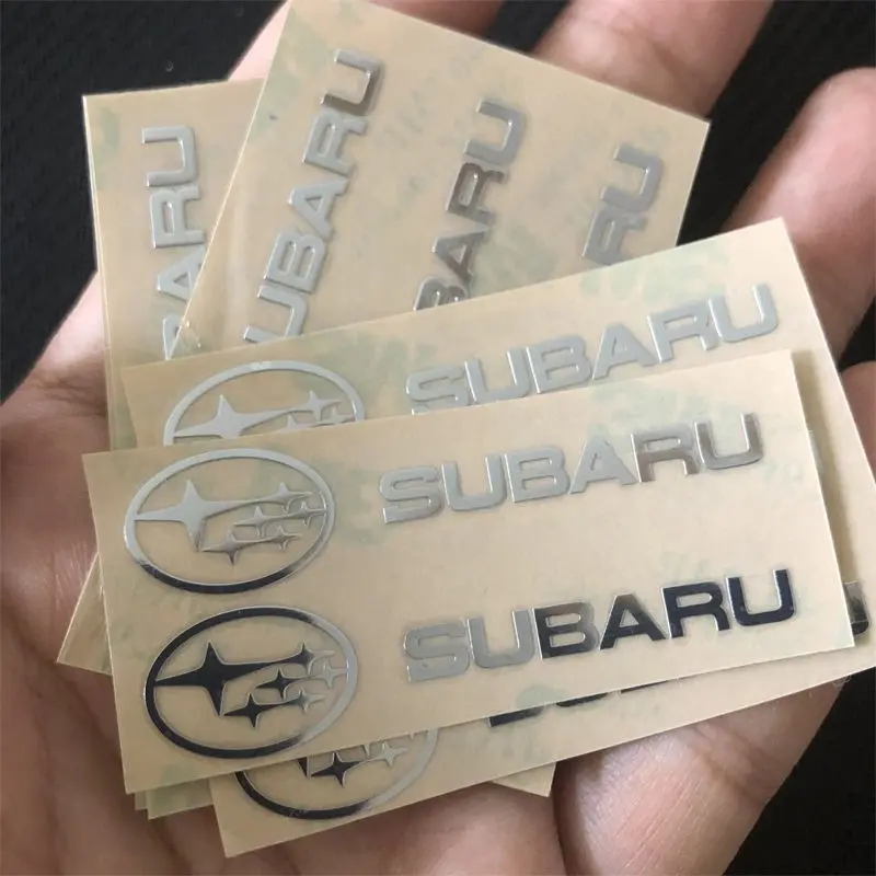 Car Interior Decals Emblem Sticker Decoration Accessories For Subaru STI Forester Impreza Legacy Outback XV BRZ WRX Tribeca