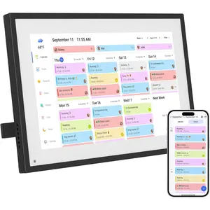 10.1 Inch Digital Calendar+Digital Picture Frame, 2026 Desk Calendar  WiFi Planner & Chore Chart, IPS  Interactive Touchscreen Display Gifts for Women Men, Gifts for Mom Dad