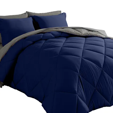 Cosybay 7-Piece Bedding Set - Durable Fitted Sheet Set, Pumpkin Soft Down Alternative Comforter, Pillowcases, 20x26in Shams, Breathable All-Season Bedroom Bundle, Cozy Bed Setup, Machine Washable (Full/Queen/King Sizes)