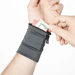 Journey Out Travel Wrist Wallet with Zipper Solid