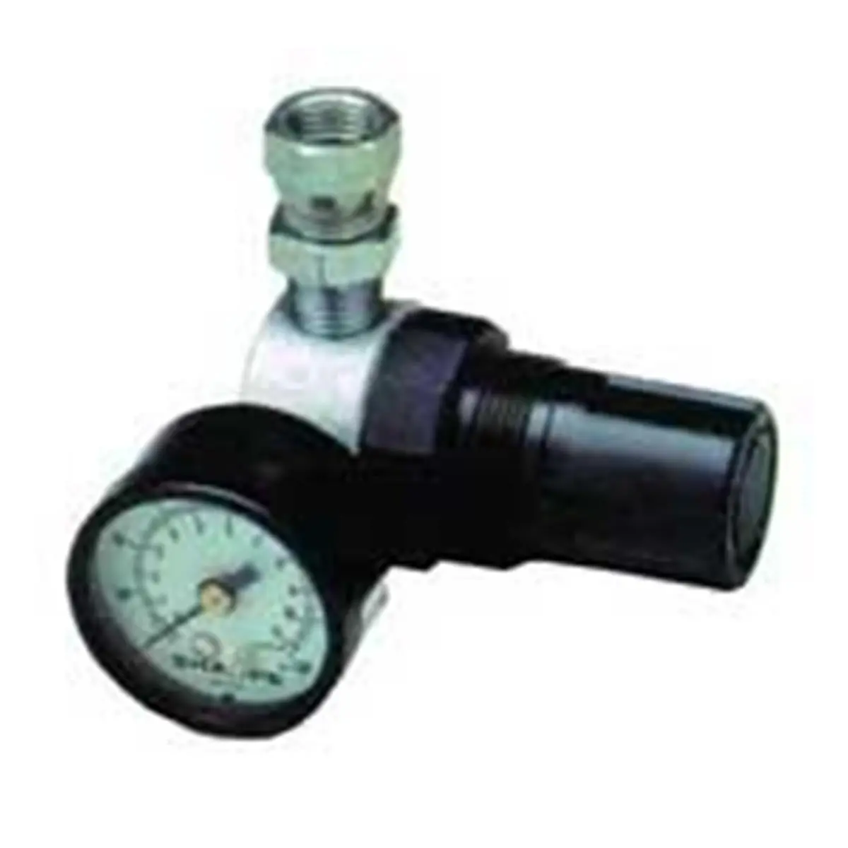 Sharpe Manufacturing SHA1410 Mini Air Diaphragm Regulator - Attaches to Spray Gun, 0-160 psi, 22 cfm, Lightweight, Easy-to-Read Gauge (Sports & Outdoor Cycling Recreation Equipment), Lightweight Design