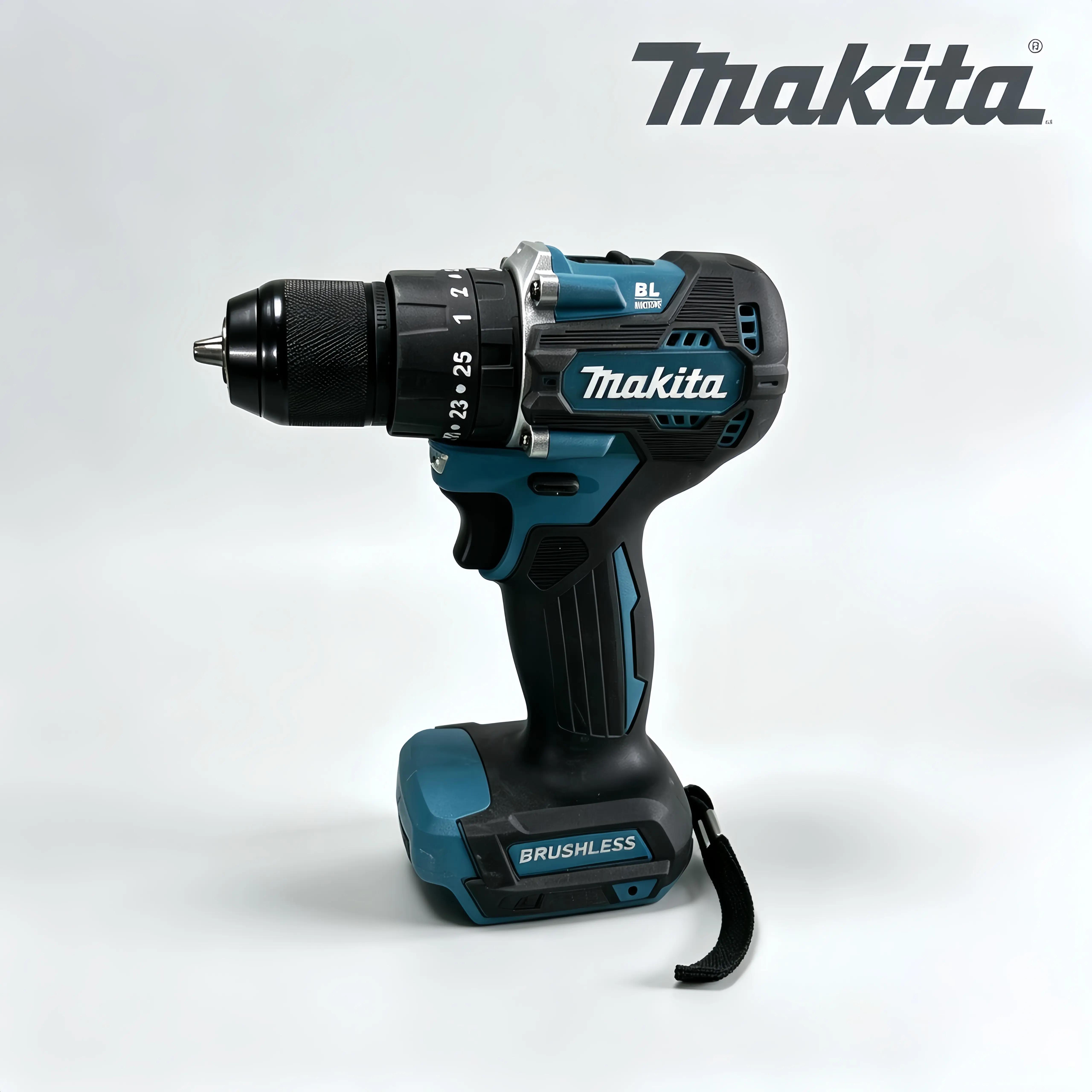 MAKITA DHP487 18V LXT Brushless Cordless Hammer Driver Drill Bare Tool, 3-in-1 Compact Lightweight Handheld Power Drill for Wood, Metal, Masonry Drilling & Fastening, Variable Torque Wrench for Automotive Lug Equipment