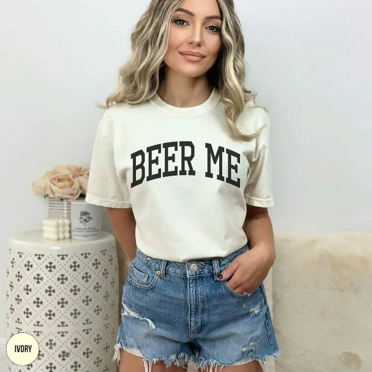 Beer Me Comfort Colors Shirt, Funny Tailgate Tee, Day Drinking Shirt, Unisex Vintage Graphic T-Shirt, Party & Bar Outfit