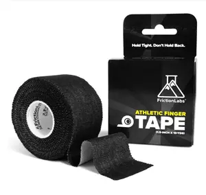 Friction Labs Athletic Finger Tape - Rock Climbing Tape for Skin Protection - 1.5” Zinc Oxide Tape - Protective Sports Tape - Easy Tear, Strong Stick - Recyclable Packaging - 10 Yards