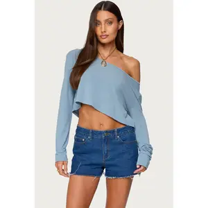 Cropped Off Shoulder Top