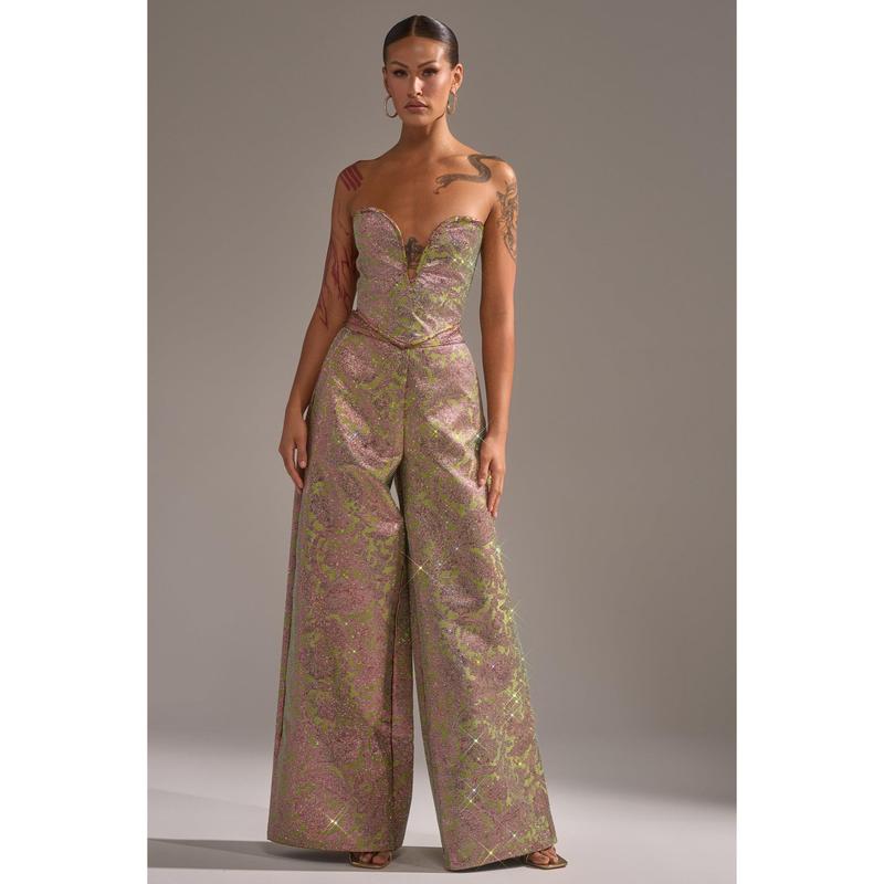 TIME AND TIME AGAIN RHINESTONE TROUSER