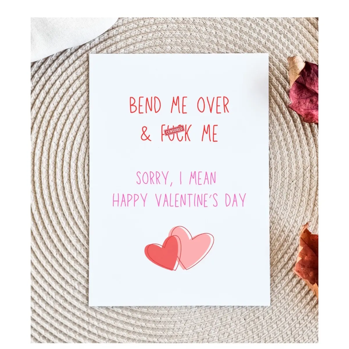 Raunchy Valentines Card for Husband - Funny Valentine's Card for Boyfriend