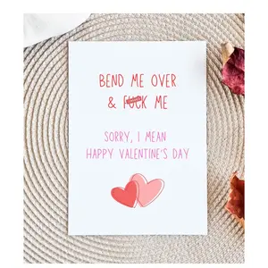 Raunchy Valentines Card for Husband - Funny Valentine's Card for Boyfriend