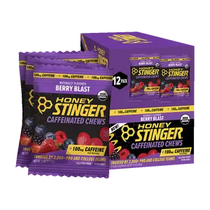 Berry Blast Caffeinated Energy Chews Box of 12