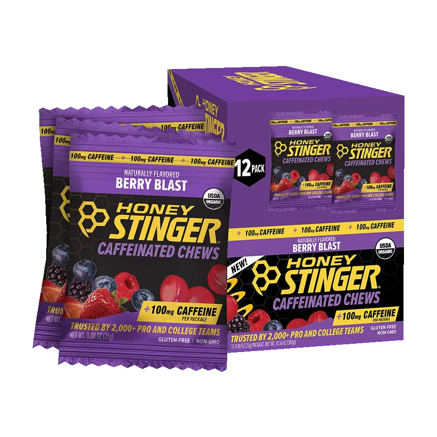 Berry Blast Caffeinated Energy Chews Box of 12 Berry Blast Caffeinated Energy Chews Box of 12