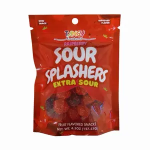 Tangy Treasures Raspberry Sour Splashers – Extra Sour Viral Candy Bites