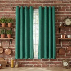 Cozy Curtain 2pcs 52x63 inch Grommet Top Curtains in Multiple Sizes, Solid Color Full Blackout Curtains Made of Black Benni Fabric with Composite Craft, Practical Window Drapes for Home Privacy & DecorationL69