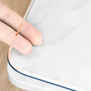 2.0mm Reinforced Transparent PVC Table Protector - Waterproof, Oil-Proof, Heat-Resistant, Tear-Resistant for Farmhouse, Bistro, Office Desk #tiktokshop