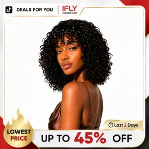 IFLY Glueless Wear & Go Wig 100% Human Hair Natural Hairline Beginner Friendly Easy Daily Wear Wig