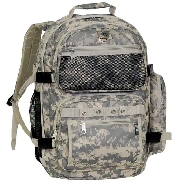 212 MAIN Everest DC3045R-DCAMO Extra-Large Tactical Camouflage Backpack - Digital Camo Design, Functional Pockets, Zip Closure