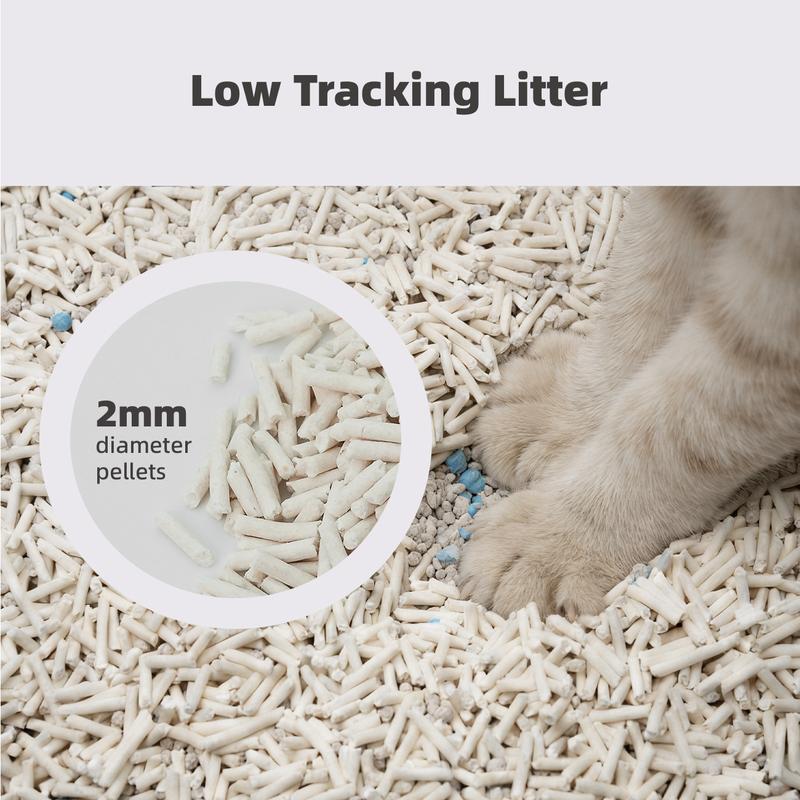 ZuttoNyan 5-in-1 Tofu Mixed Cat Litter,Fast Clumping,Dust Free,Low Tracking,Odor free,Flushable