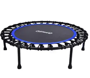 40"-48" Silent Mini Trampoline Fitness Trampoline Bungee Rebounder Jumping Cardio Trainer Workout for Adults-Max Limit 330lbs